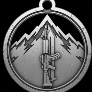 infantry inspired 3d printed keychain | military collection